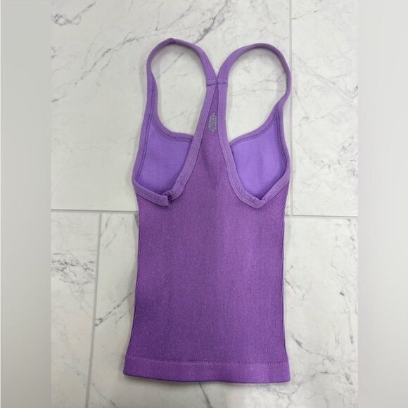 Free People Happiness Runs Lurex Sweetheart Crop Tank - Picture 3 of 3